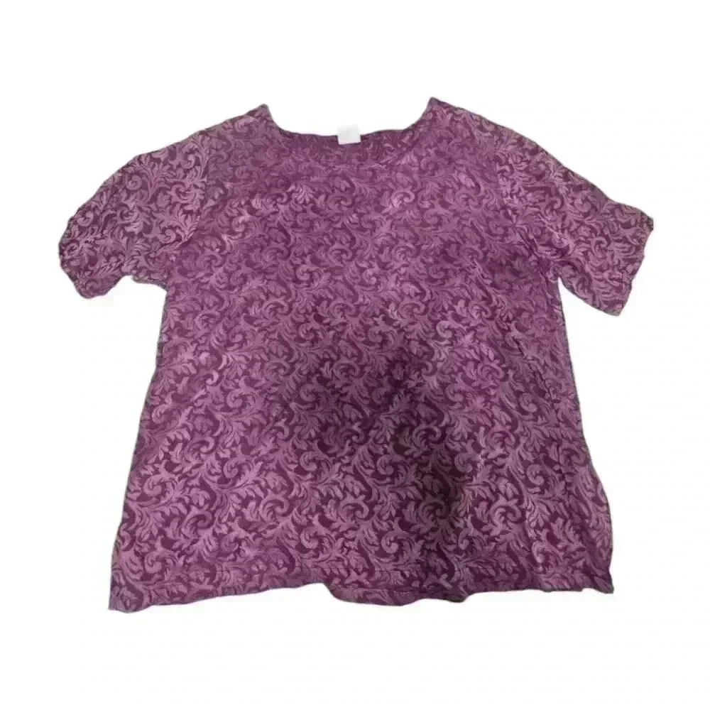 Cut loose purple blouse!